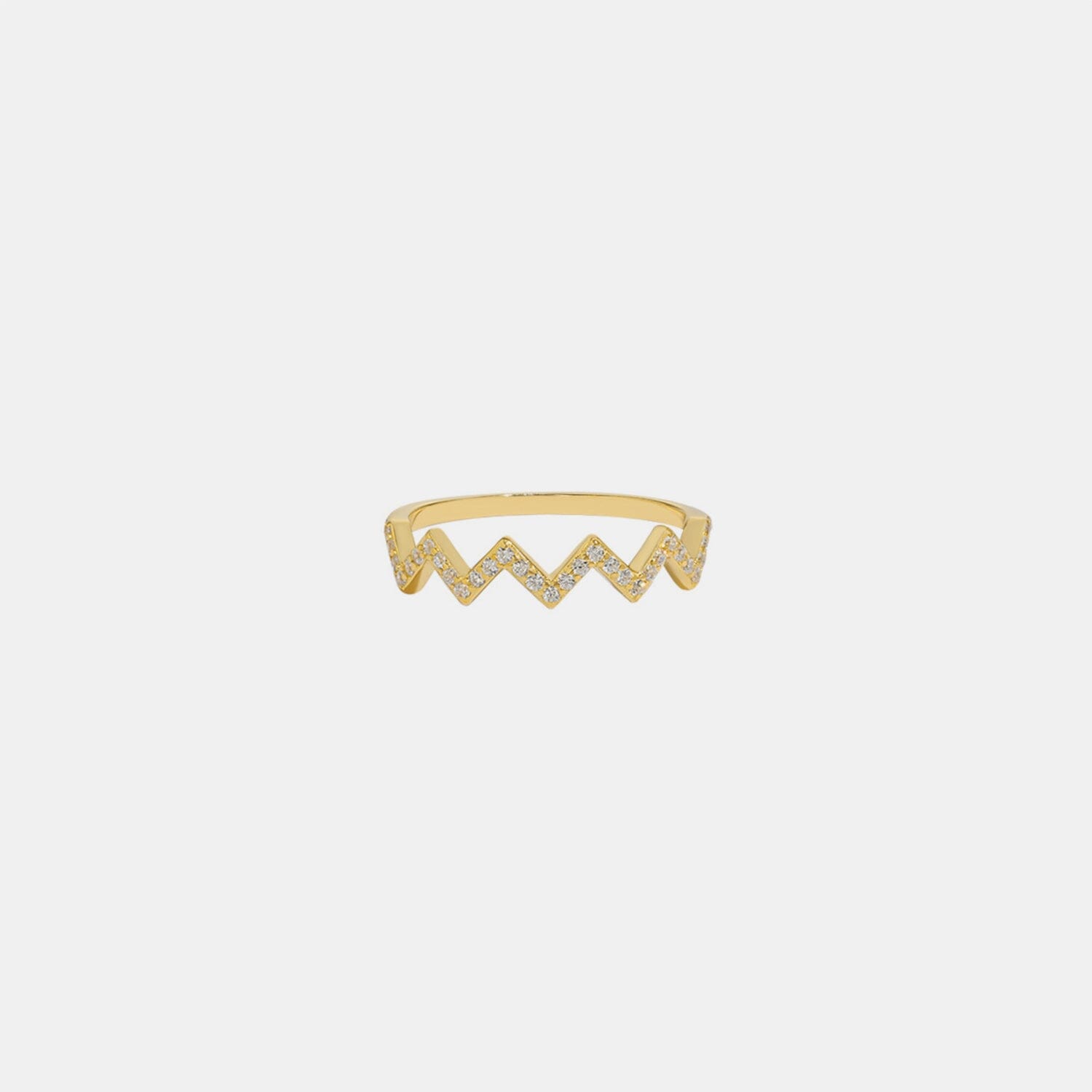 Wave Shape 925 Sterling Silver Ring - Sydney So Sweet