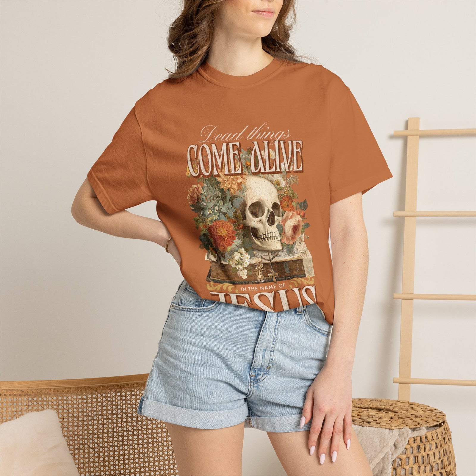Come Alive in the Name of Jesus Graphic T-Shirt Christian Graphic Tee