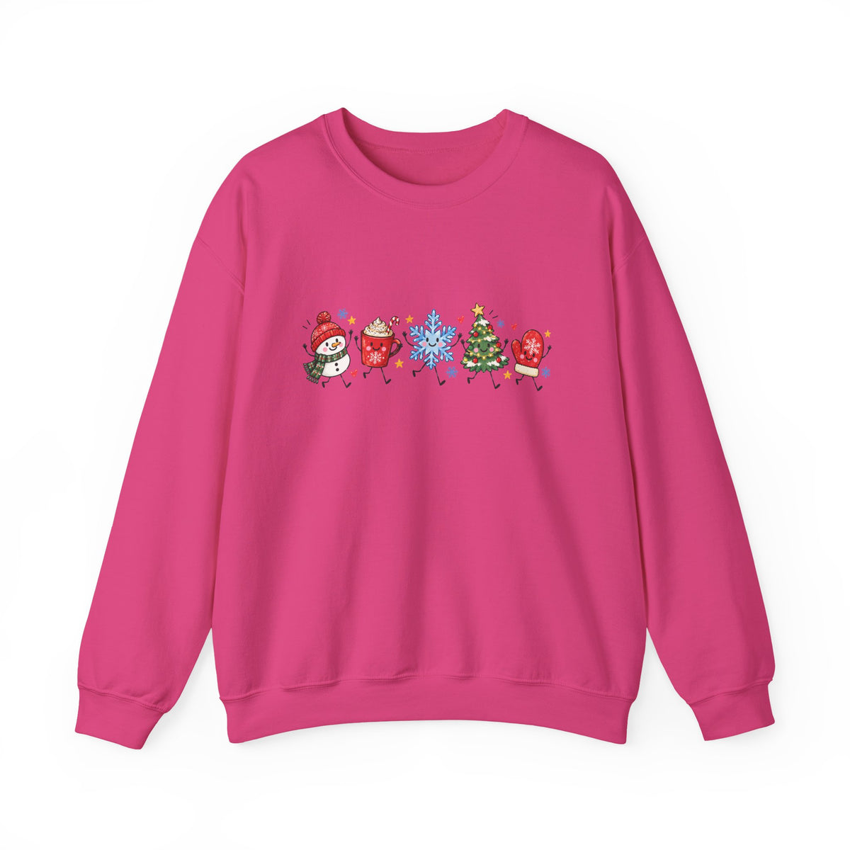 Winter Doodles Christmas Crewneck Women's Sweatshirt