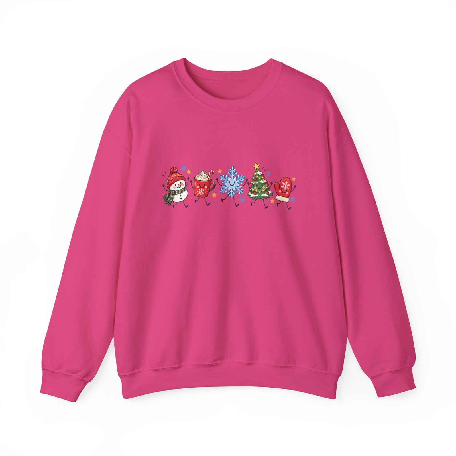 Winter Doodles Christmas Crewneck Women's Sweatshirt