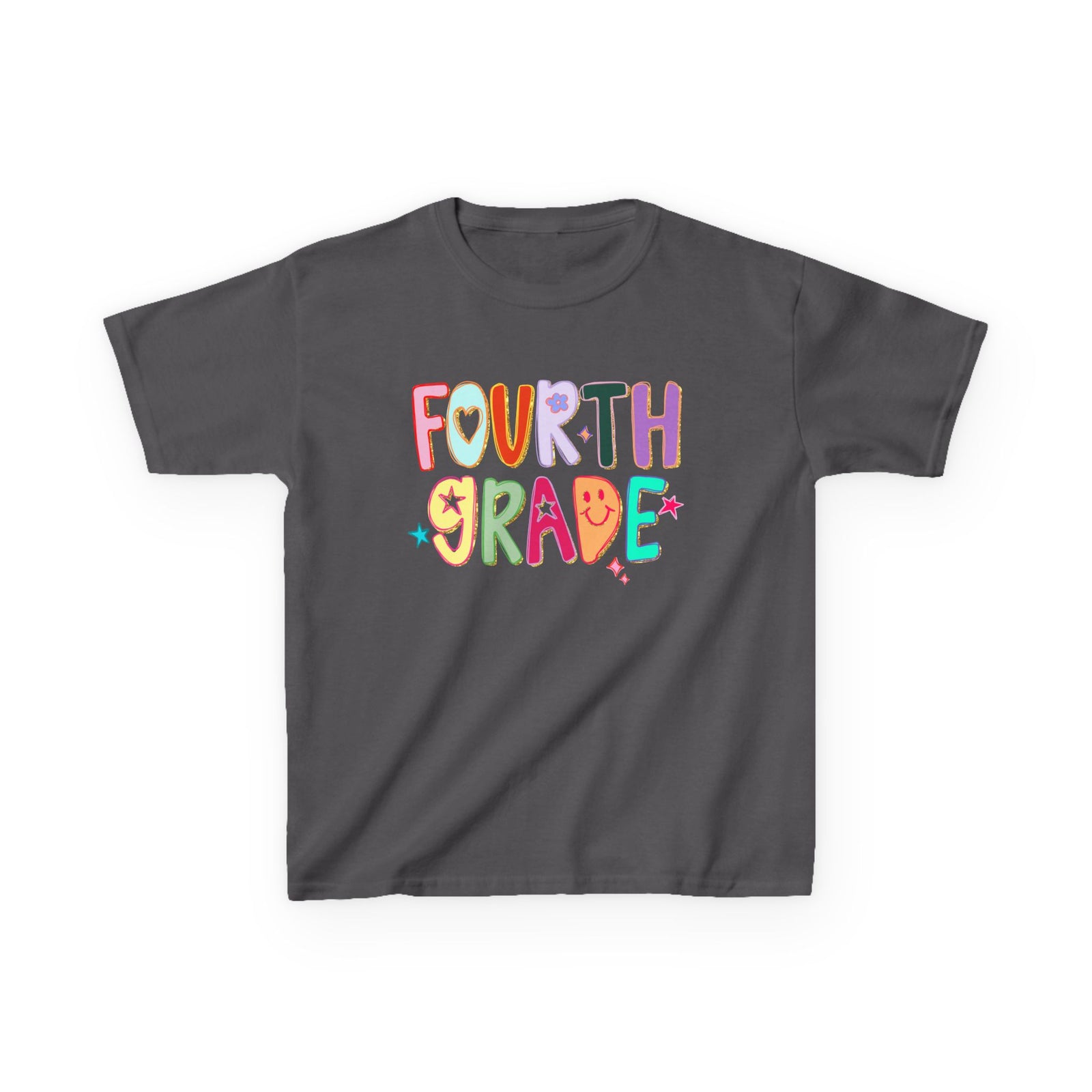 Fourth Grade Kids T-Shirt Cute & Colorful Back to School 4th Grade Tee