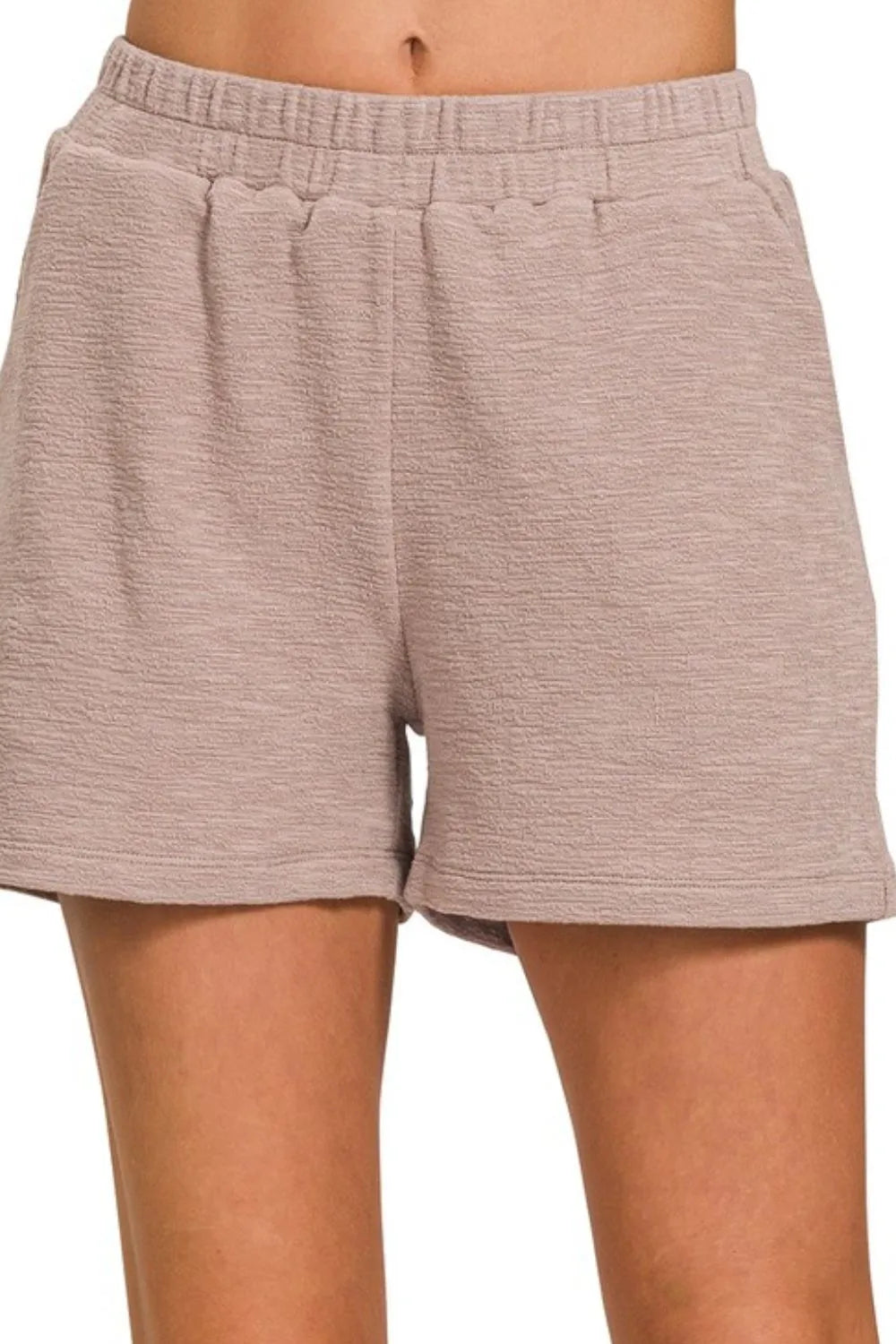 Zenana Cotton Slub Shorts - Sydney So Sweet