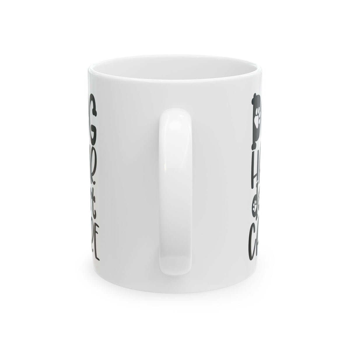 Dog Hair Don't Care Dog Mom Cute Ceramic Mug Coffee Cup (11oz & 15oz)