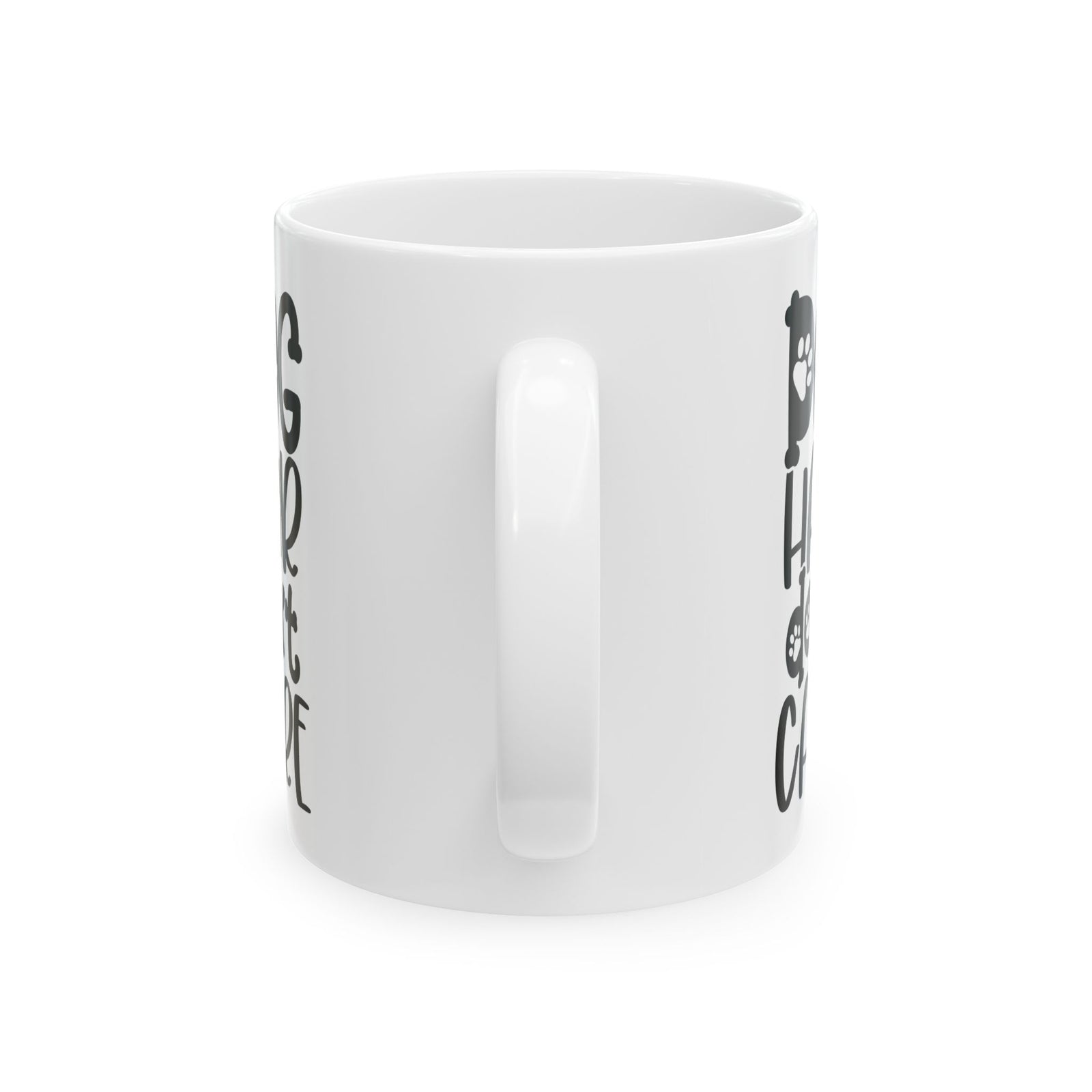 Dog Hair Don't Care Dog Mom Cute Ceramic Mug Coffee Cup (11oz & 15oz)