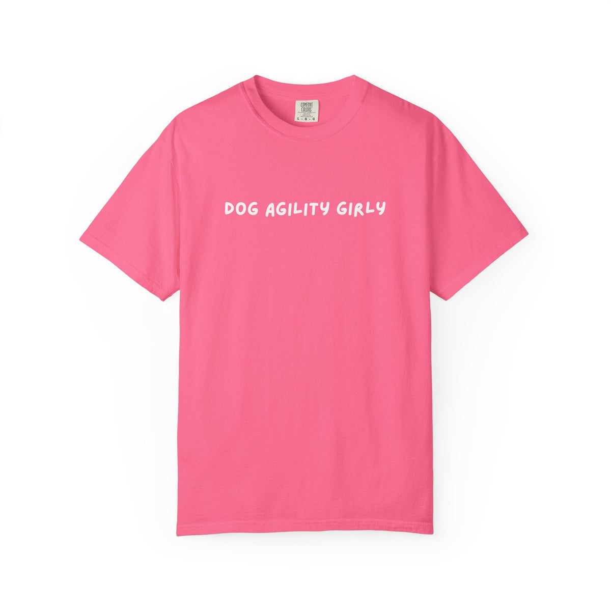 Dog Agility Girly Pet Lovers Dog Sports Graphic T-Shirt Unisex Short Sleeve Tee