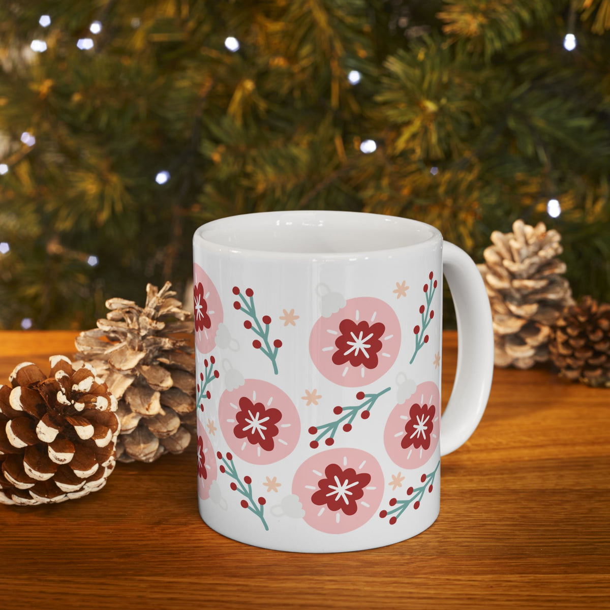 Hygge Christmas Holiday Ceramic Mug Coffee Cup (11oz & 15oz)