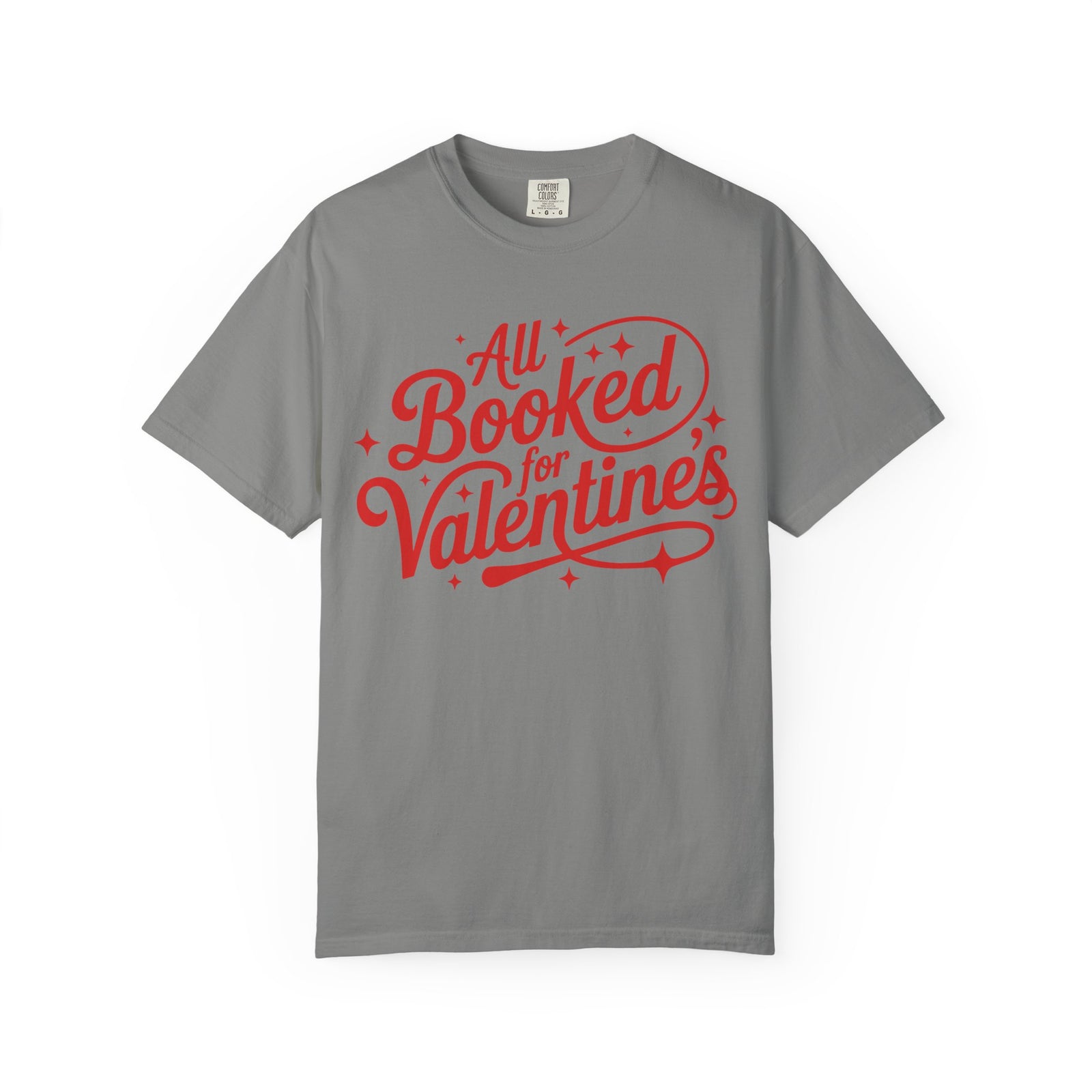 All Booked For Valentine's Book Lovers Graphic T-Shirt Unisex Short Sleeve Tee - Sydney So Sweet