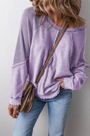 Round Neck Long Sleeve Sweatshirt - Sydney So Sweet