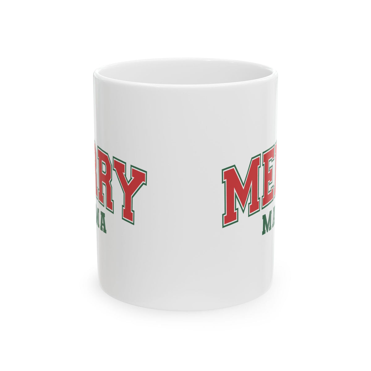 Merry Mama Christmas Mug – Holiday Ceramic Coffee Cup - Sydney So Sweet