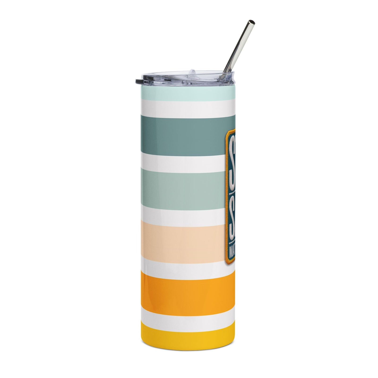 Stay Salty Stainless Tumbler 20oz Matthew 5:13 Striped Insulated Travel Cup