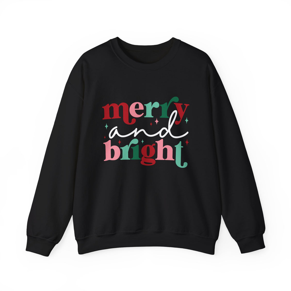 Merry & Bright Christmas Crewneck Women's Sweatshirt
