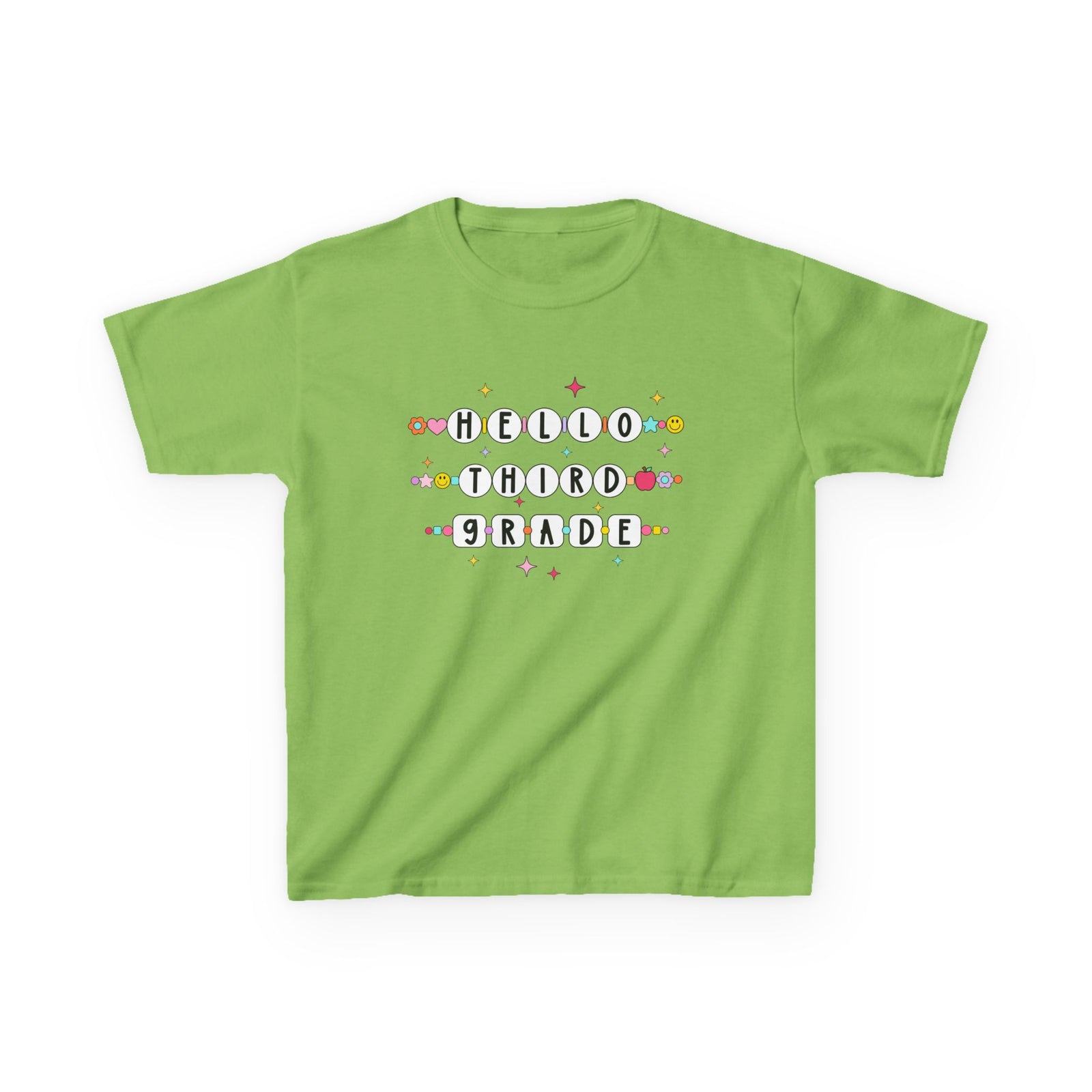 Friendship Bracelets Hello Third Grade Kids Tee Cute 3rd Grade Back to School T-Shirt