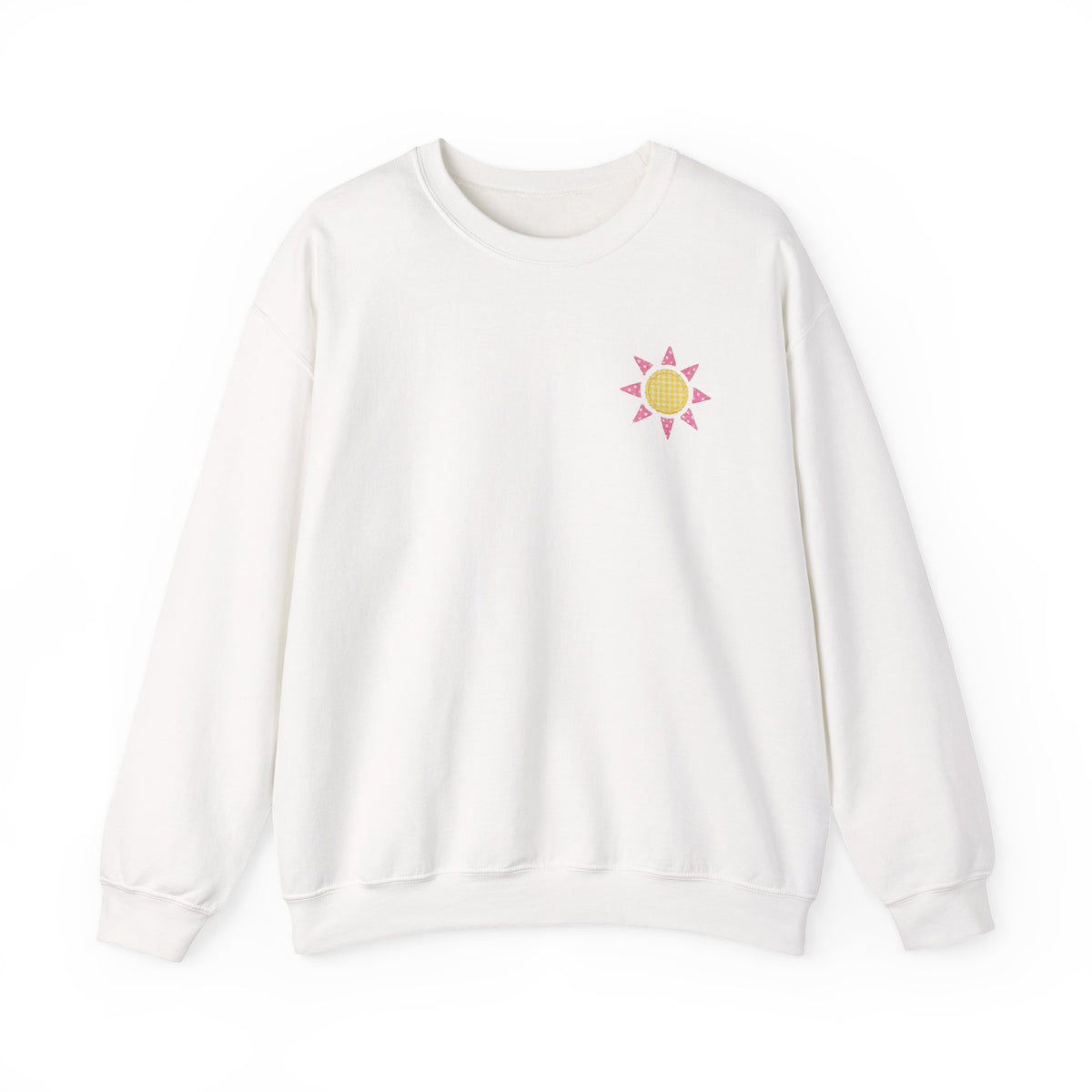 See You Sunday Christian Sweatshirt Cute Church Sun Faux Fabric Crewneck