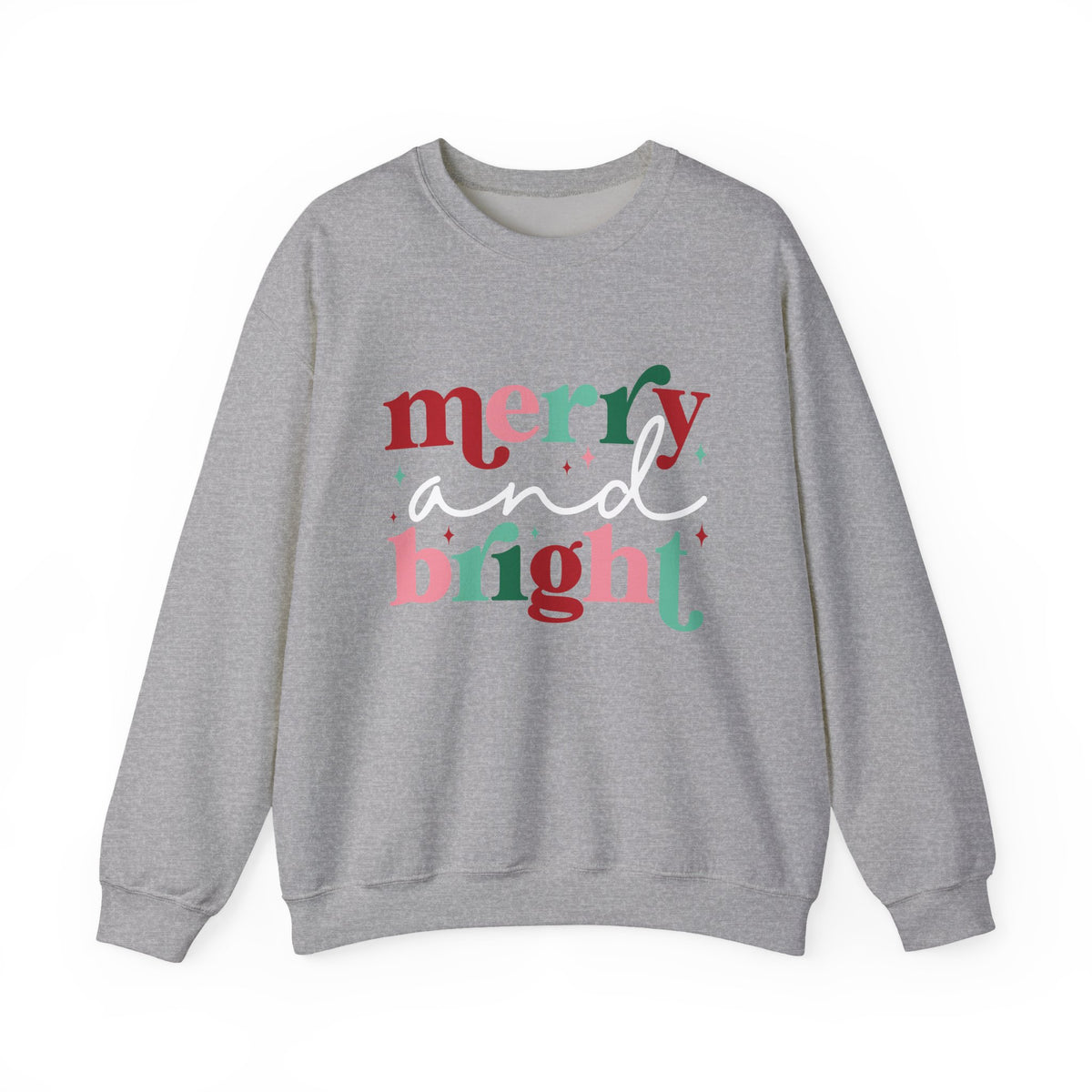 Merry & Bright Christmas Crewneck Women's Sweatshirt