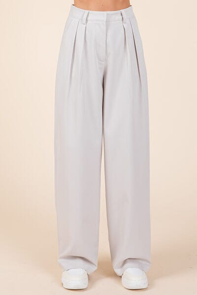 Mittoshop Pintuck Detail High Rise Pants - Sydney So Sweet