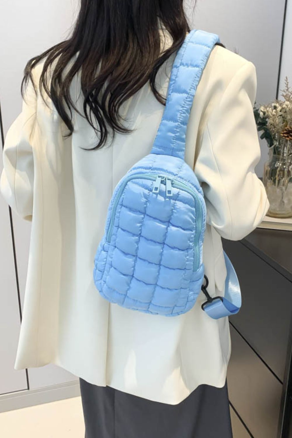 Quilted Nylon Crossbody  Bag - Sydney So Sweet