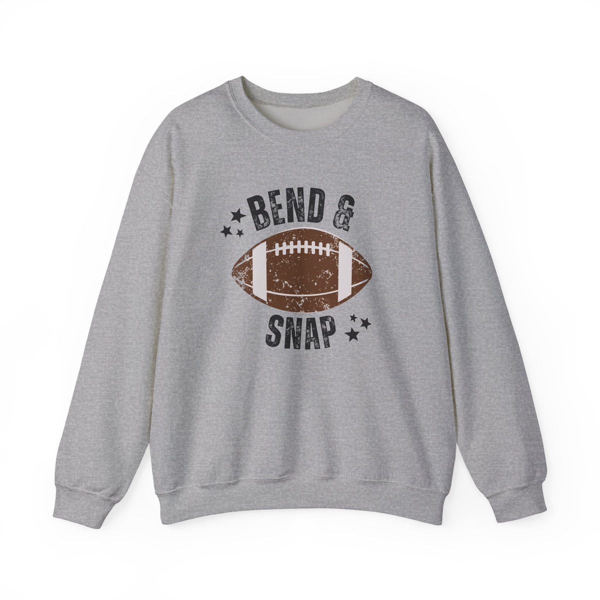 Bend & Snap Football Game Day Cozy Crewneck Heavy Blend Graphic Sweatshirt - Sydney So Sweet