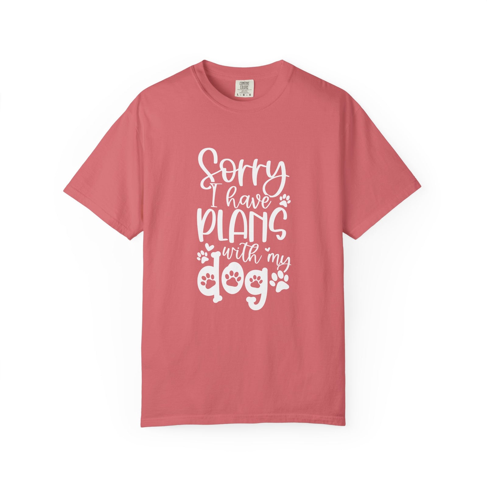 Sorry I Have Plans with My Dog T-Shirt Dog Mom Graphic Tee