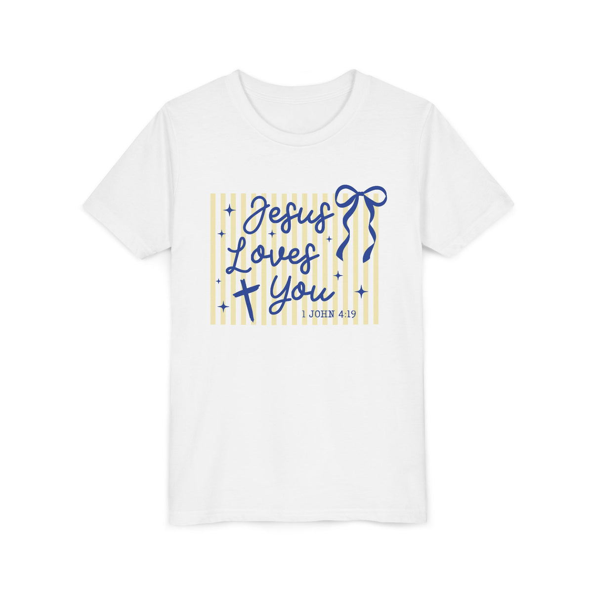 Jesus Loves You Kids' Graphic T-Shirt Inspirational Christian Kids Shirt