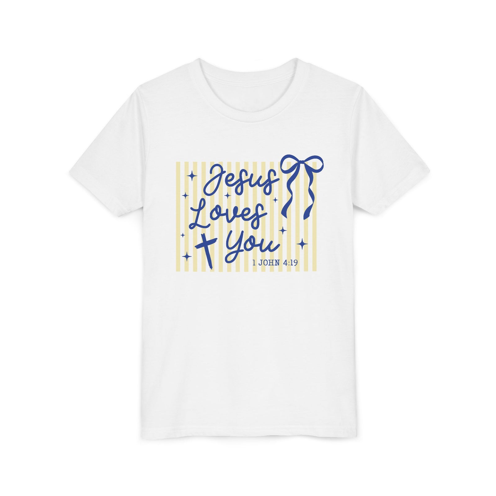 Jesus Loves You Kids' Graphic T-Shirt Inspirational Christian Kids Shirt