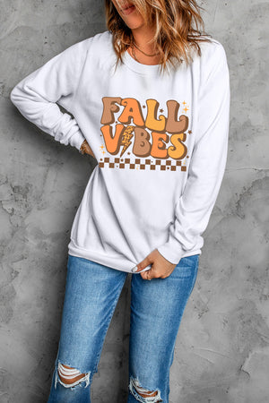 Fall Vibes Women's Graphic Long Sleeve Sweatshirt - Sydney So Sweet