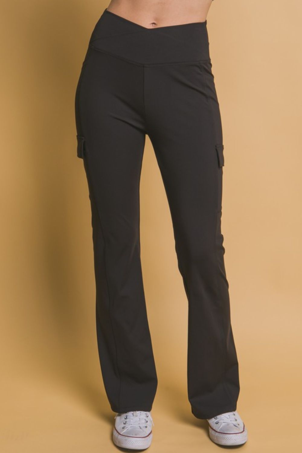 Love Tree Flared Cargo Leggings - Sydney So Sweet