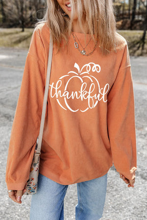 Graphic Round Neck Long Sleeve Sweatshirt - Sydney So Sweet