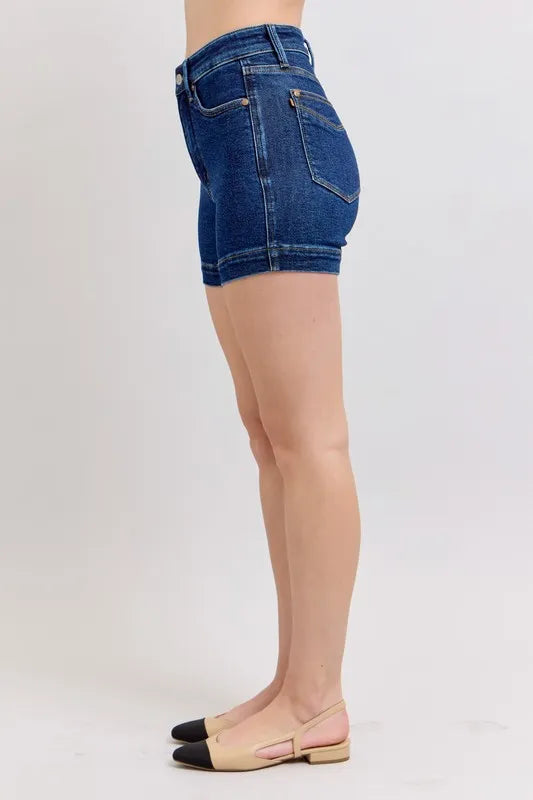 Judy Blue High Waist Tummy Control Denim Shorts - Sydney So Sweet