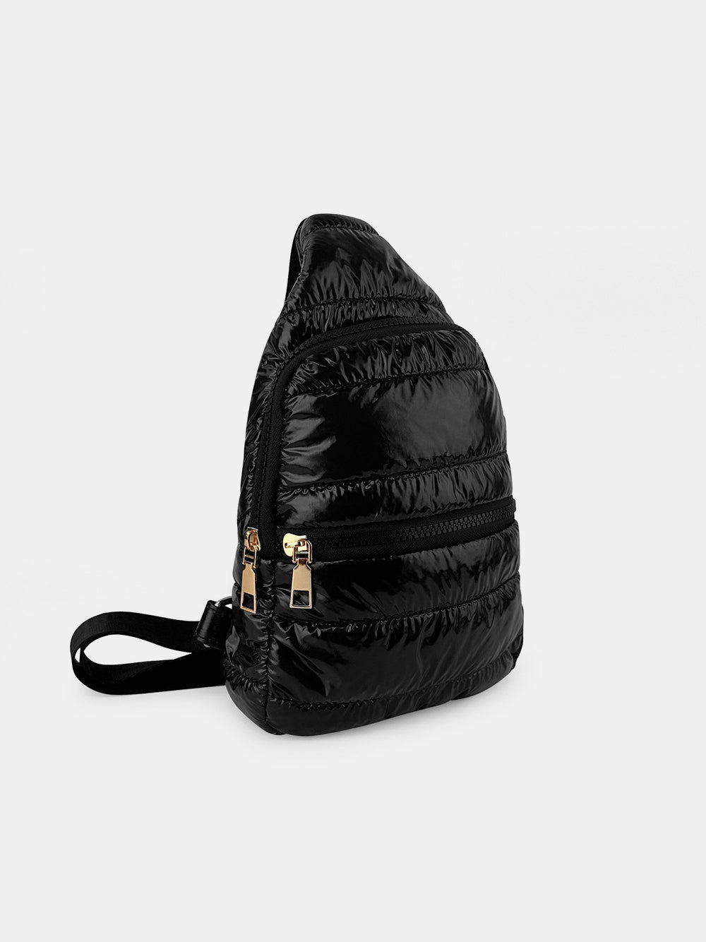 Quilted Adjustable Strap Puffy Sling Bag - Sydney So Sweet