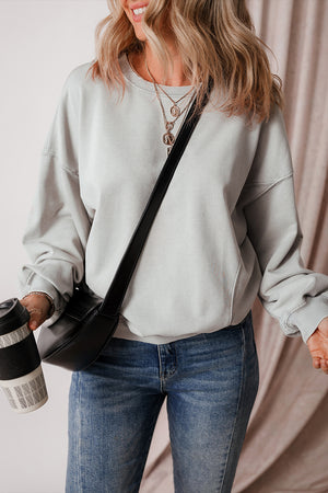 Round Neck Long Sleeve Sweatshirt - Sydney So Sweet