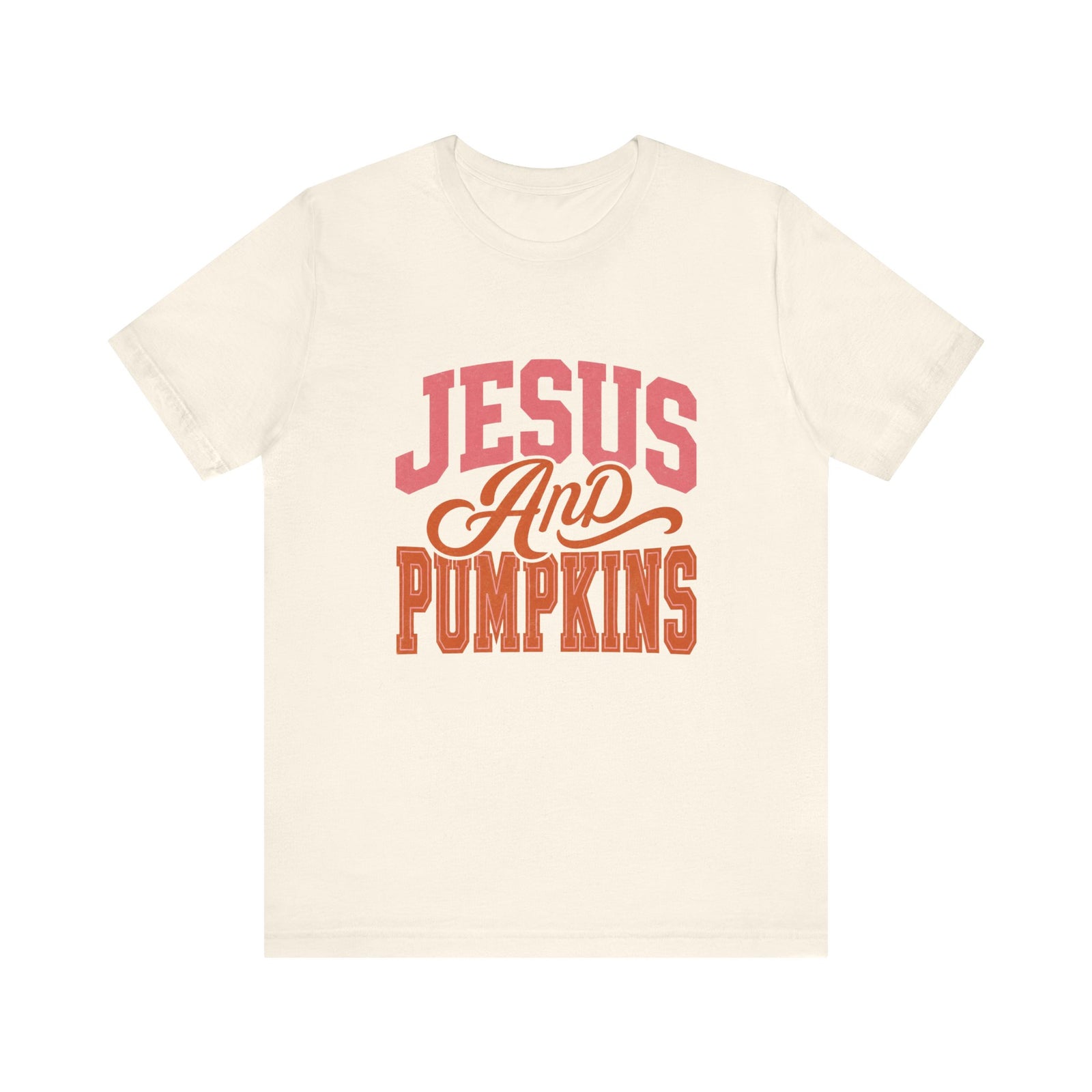 Jesus And Pumpkins Tee Fall Christian Graphic T-Shirt