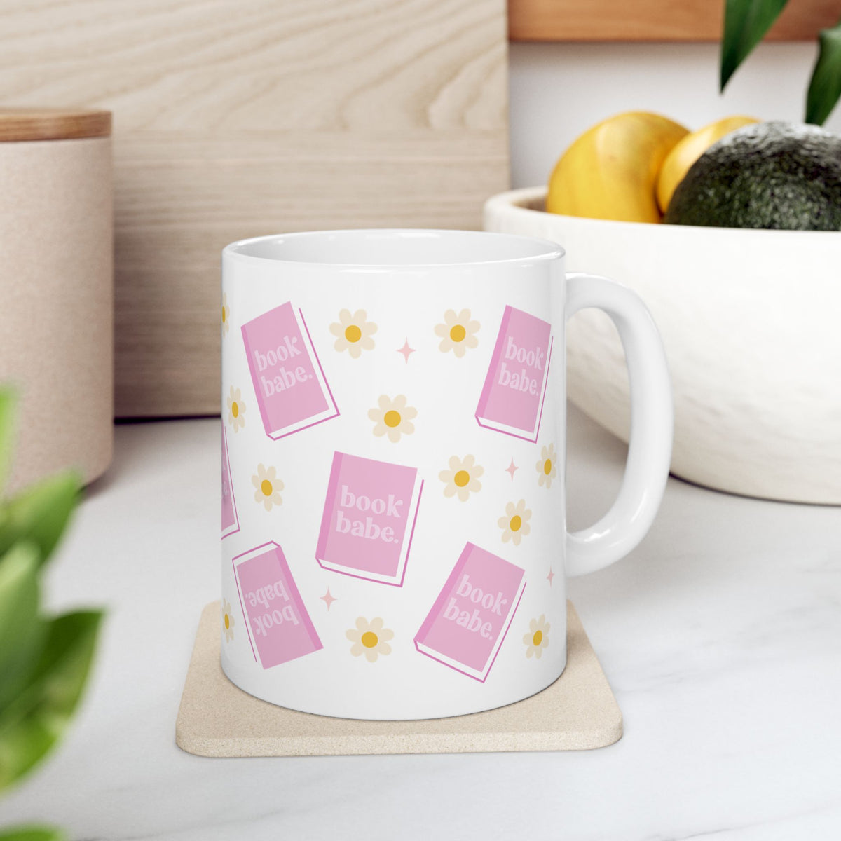 Book Babe Cute Ceramic Mug Coffee Cup (11oz & 15oz) - Sydney So Sweet
