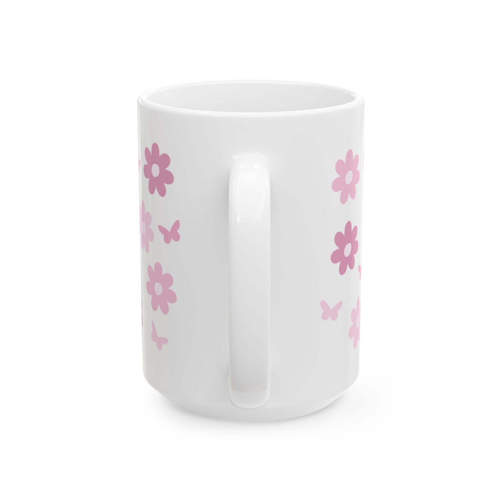 Mama Flower & Butterfly Cute Ceramic Mug Coffee Cup (11oz & 15oz)