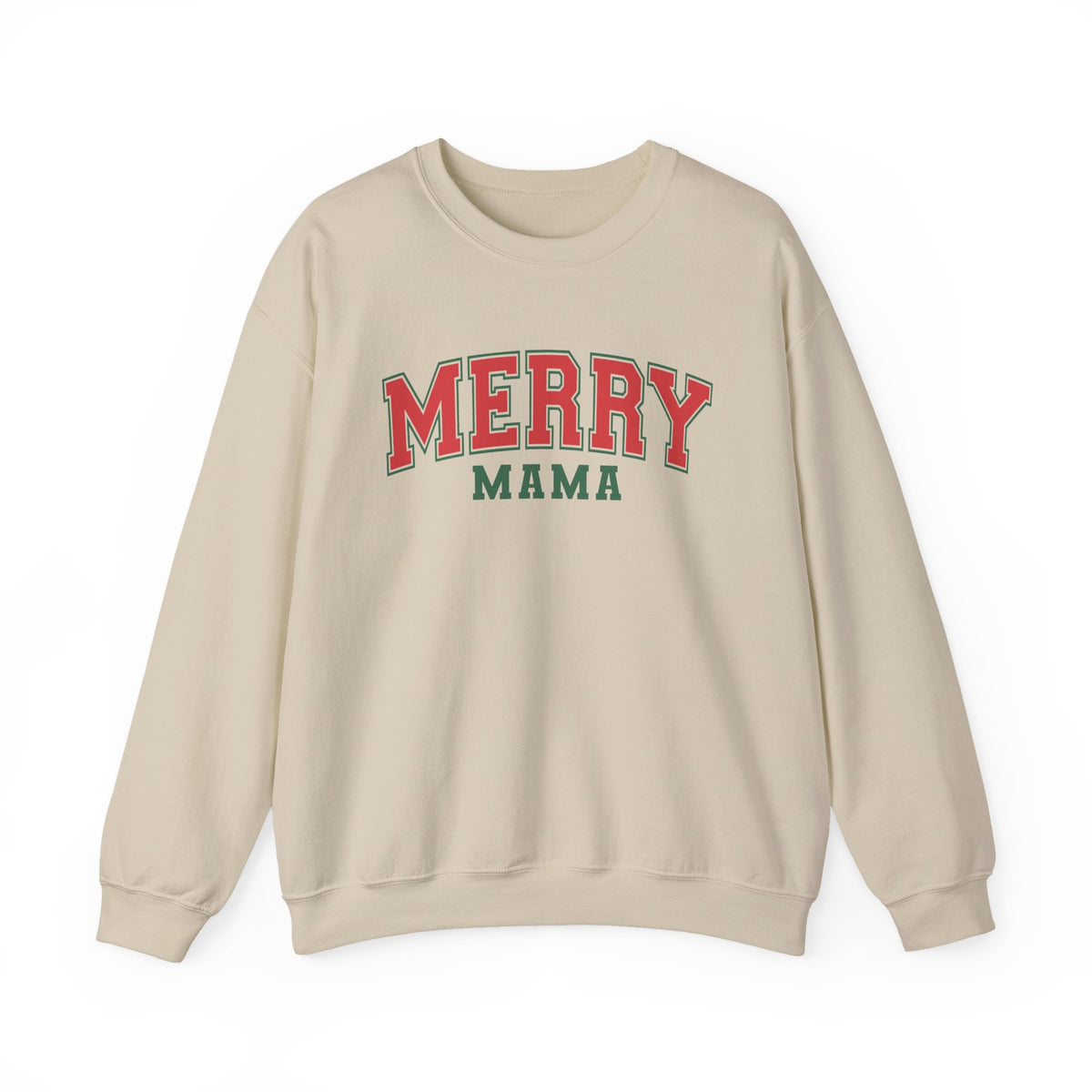 Merry Mama Heavy Blend Women's Cozy Crewneck Holiday Christmas Sweatshirt - Sydney So Sweet