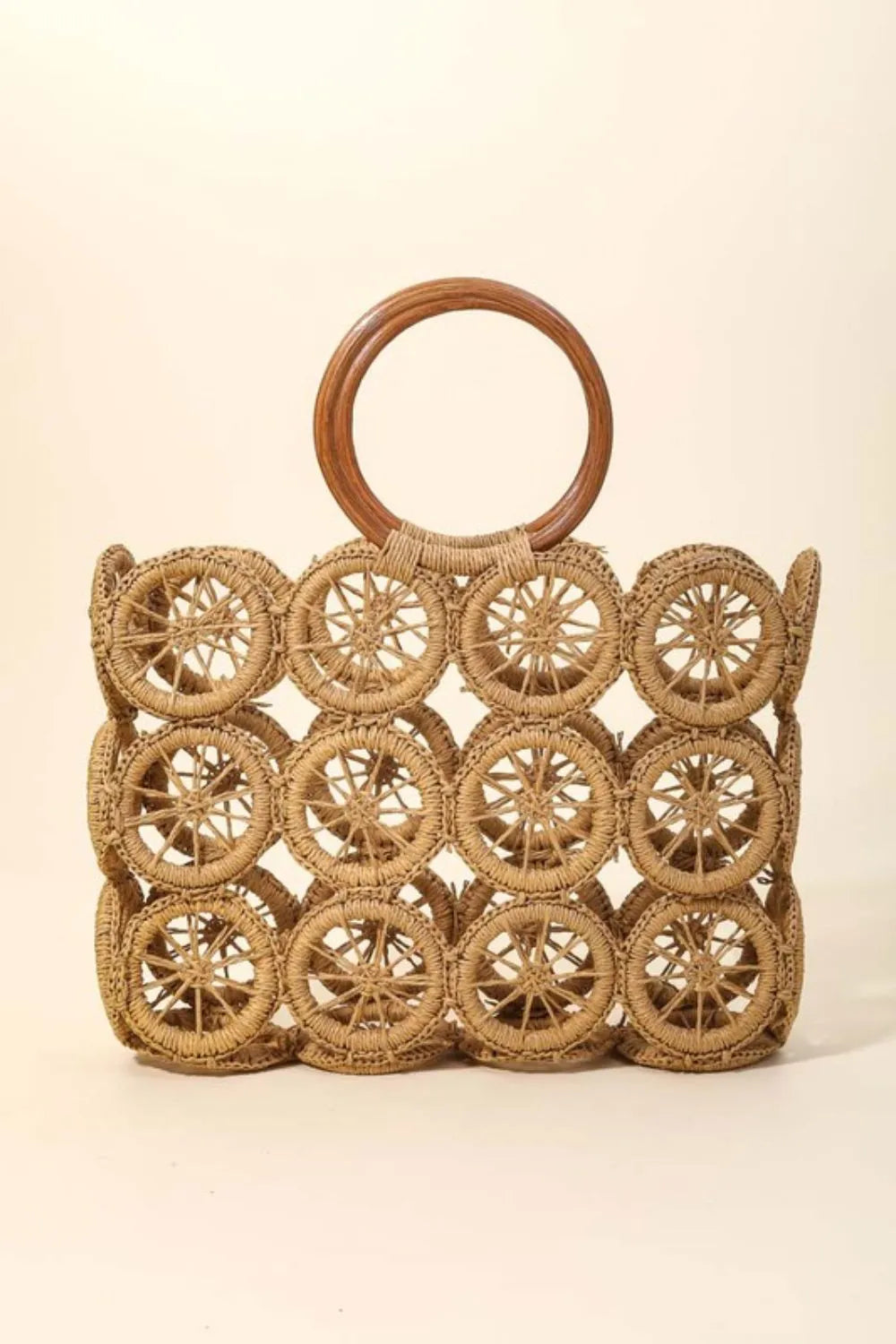Fame Intricate Braided Wheels Handbag - Sydney So Sweet