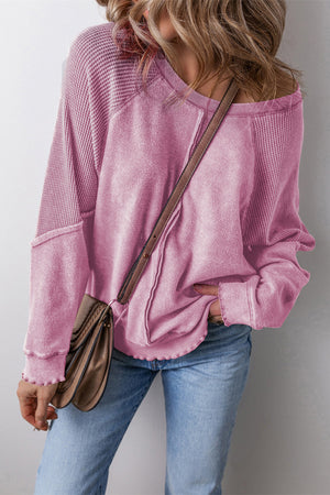 Round Neck Long Sleeve Sweatshirt - Sydney So Sweet