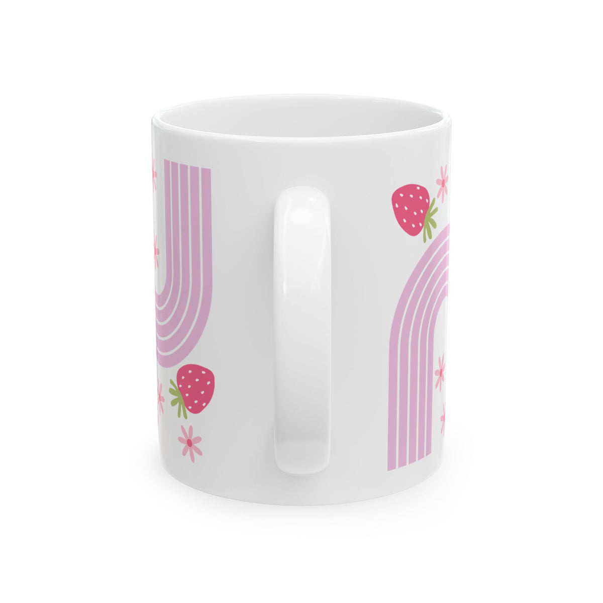 Wild Strawberry Cute Ceramic Mug Coffee Cup (11oz & 15oz)