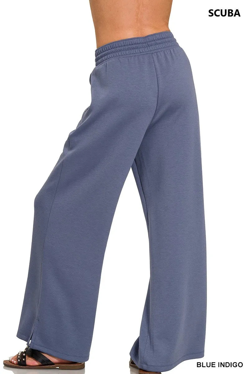 Zenana Scuba Drawstring Pants - Sydney So Sweet