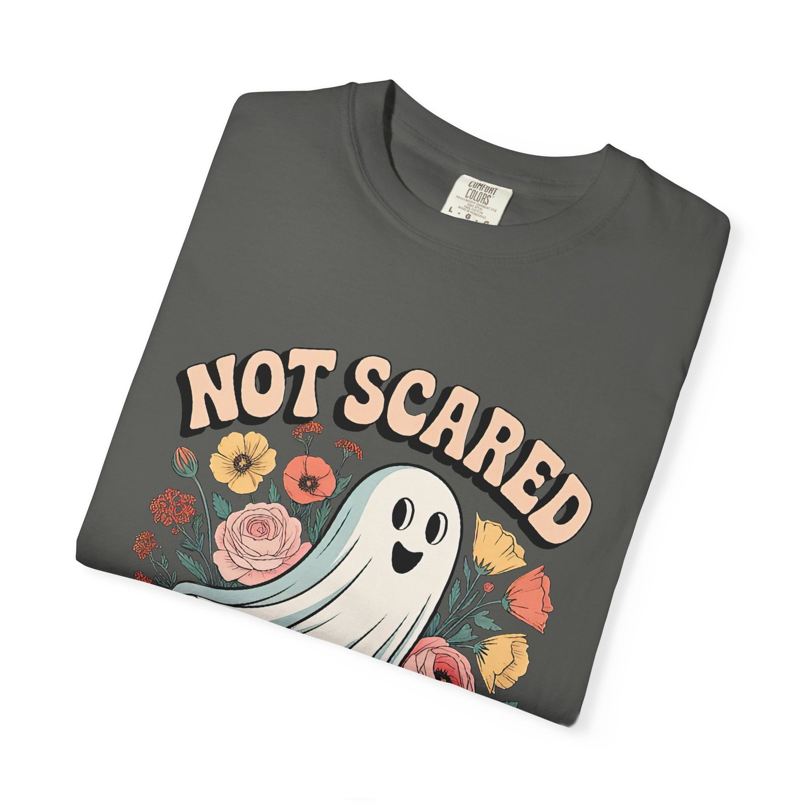 Not Scared Holy Ghost T-Shirt Christian Halloween Graphic Tee