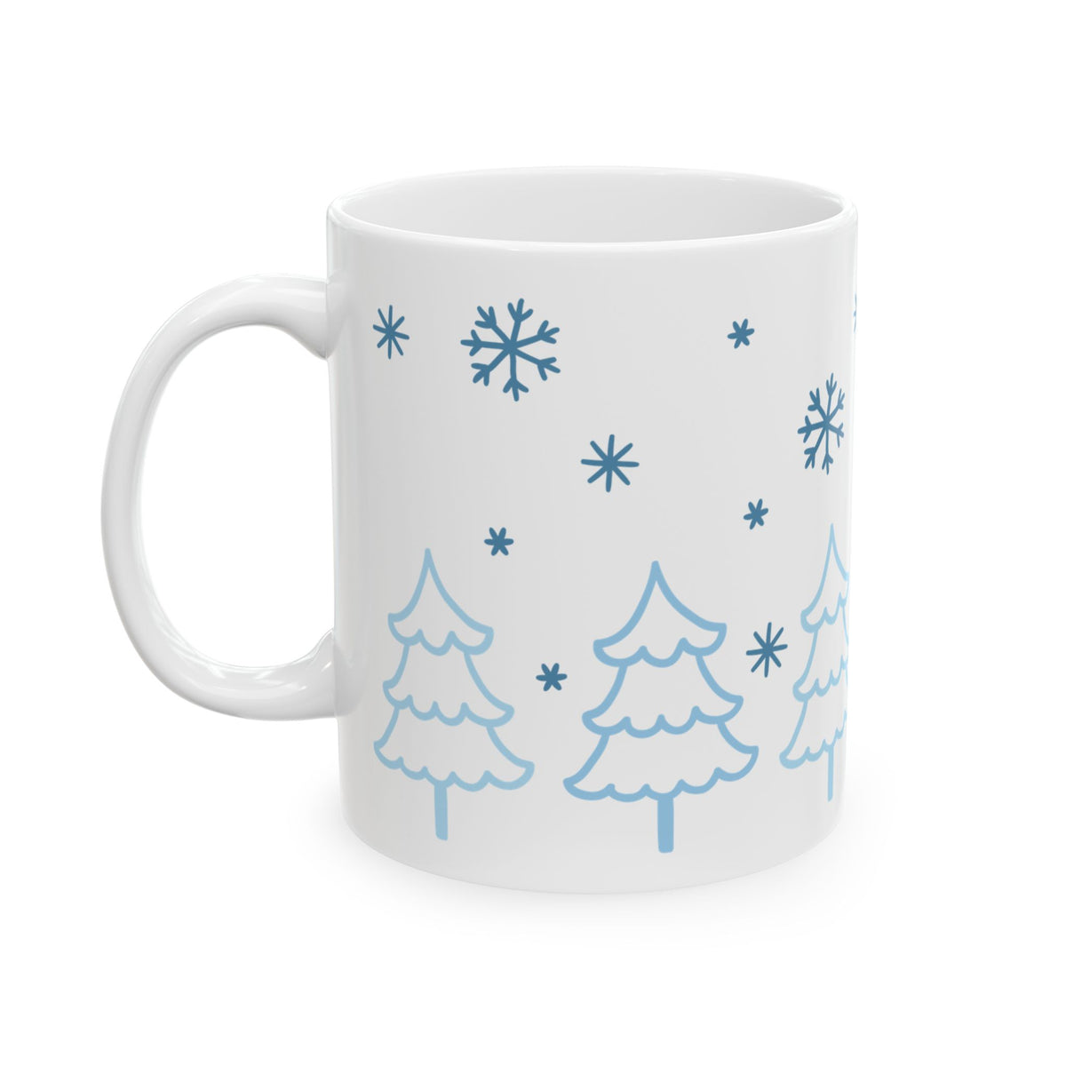 Snow Day Winter Christmas Ceramic Mug Coffee Cup (11oz & 15oz)