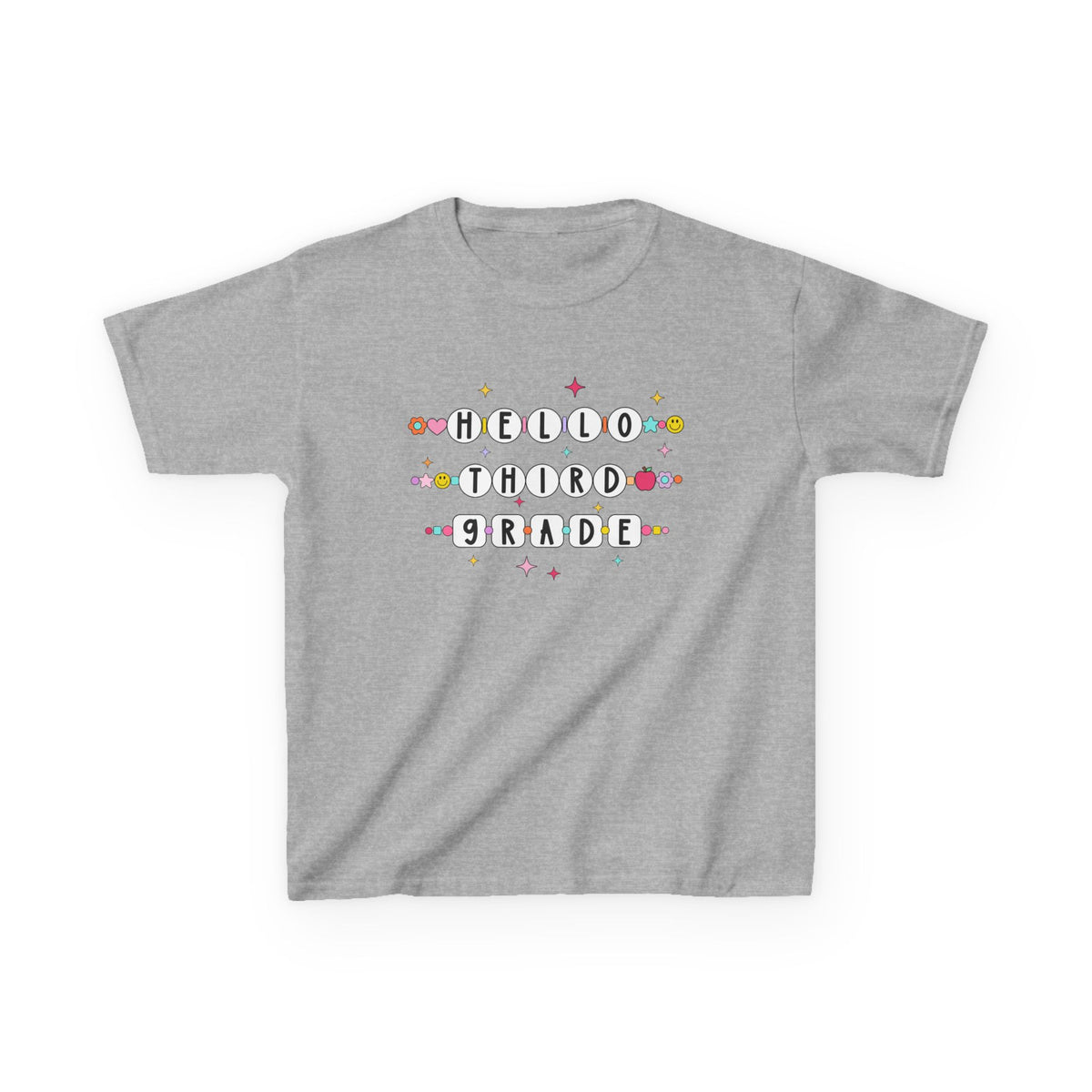 Friendship Bracelets Hello Third Grade Kids Tee Cute 3rd Grade Back to School T-Shirt