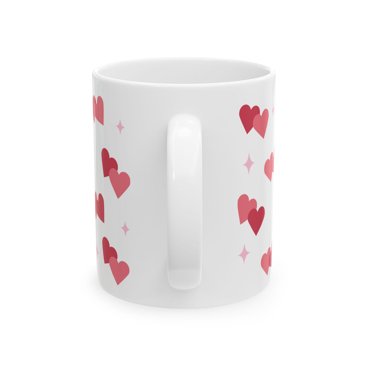 Lovey Dovey Heart Valentine Mug — Cute Valentine’s Day Coffee Cup (11oz & 15oz) - Sydney So Sweet