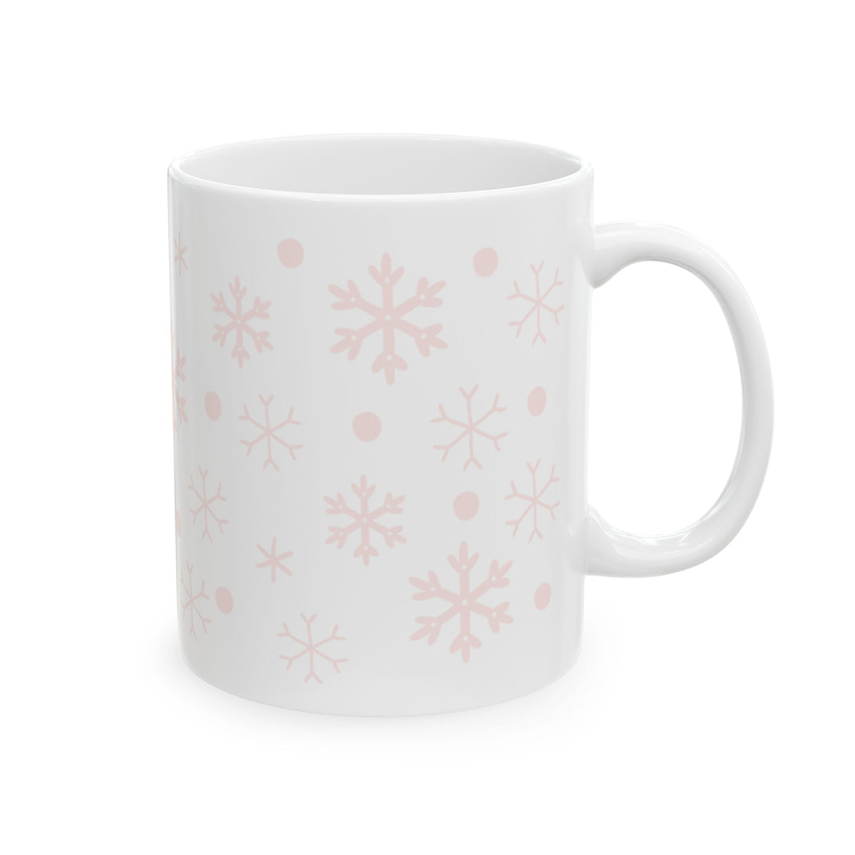 Winter Wonder Snowflakes Ceramic Mug Coffee Cup (11oz & 15oz)