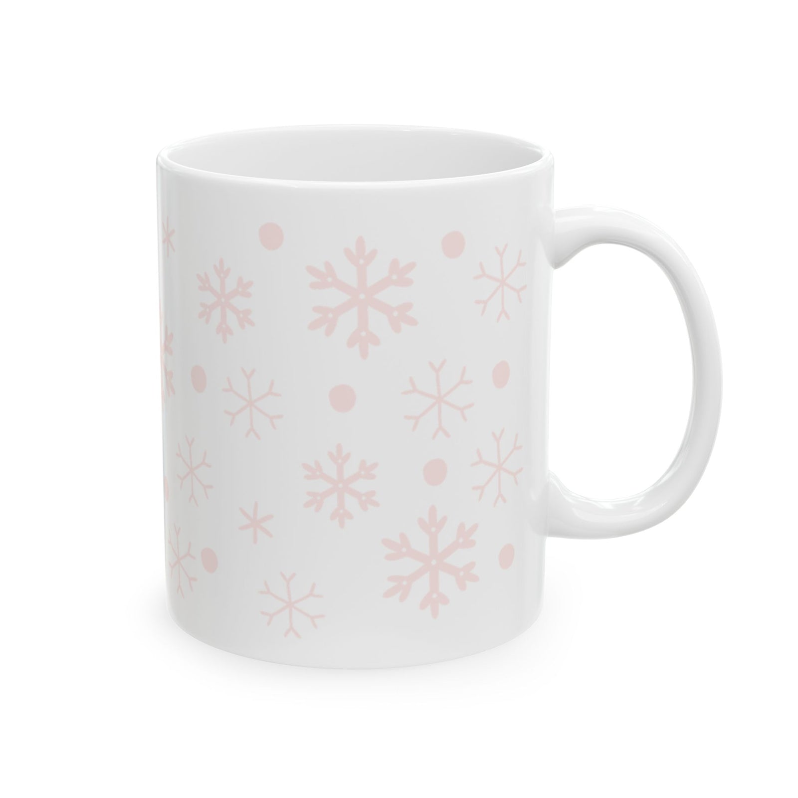 Winter Wonder Snowflakes Ceramic Mug Coffee Cup (11oz & 15oz)