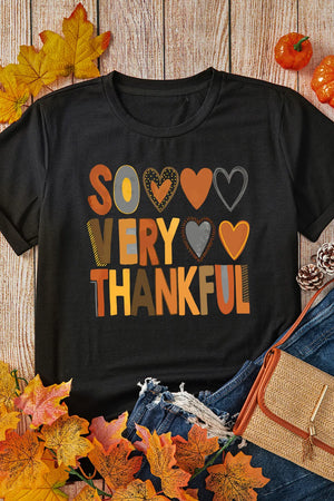 So Very Thankful Women's Graphic Short Sleeve T-Shirt - Sydney So Sweet