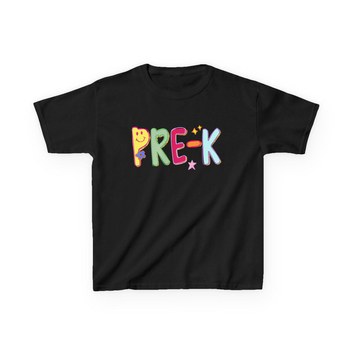 Pre-K Kids T-Shirt Cute & Colorful Back to School Preschool Tee