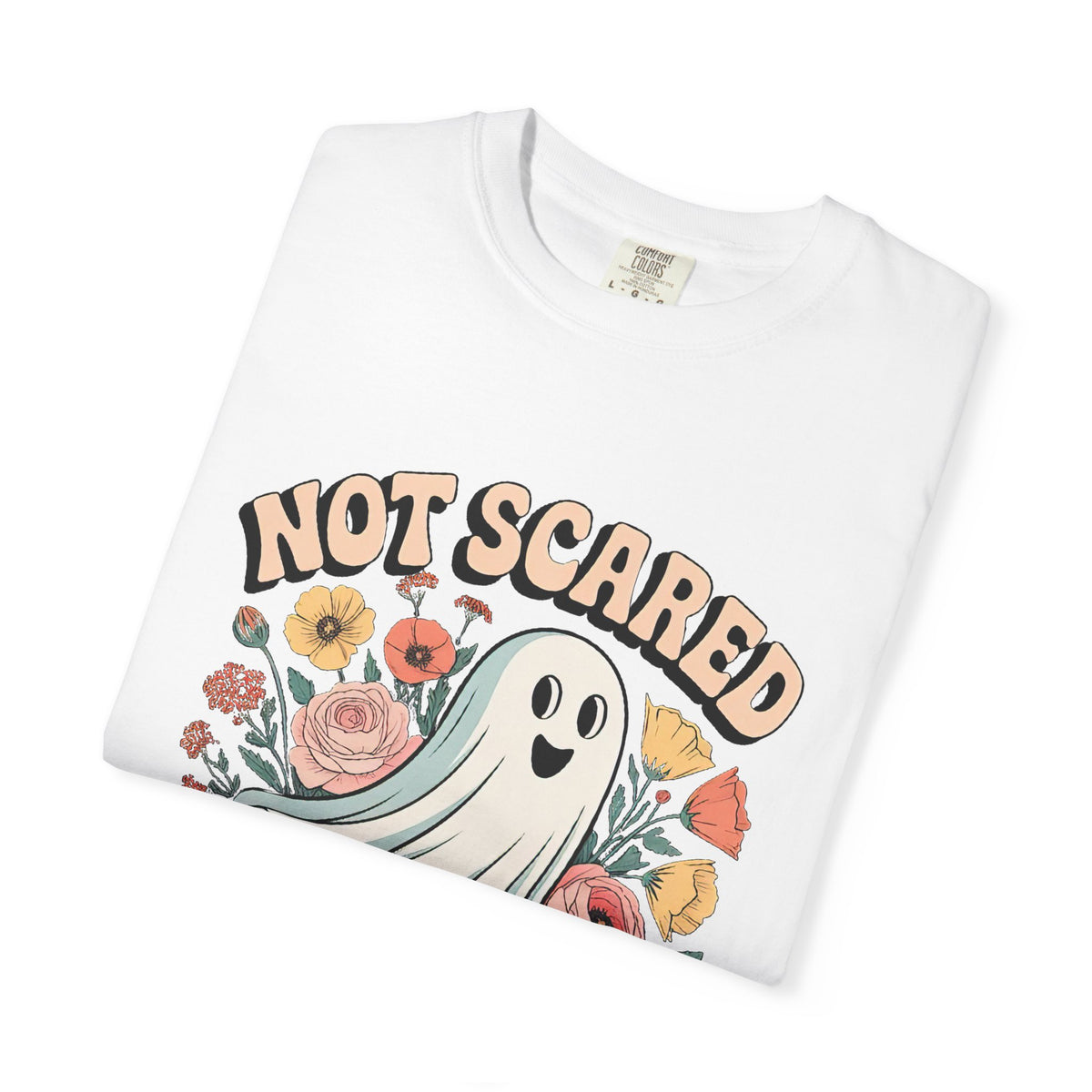 Not Scared Holy Ghost T-Shirt Christian Halloween Graphic Tee