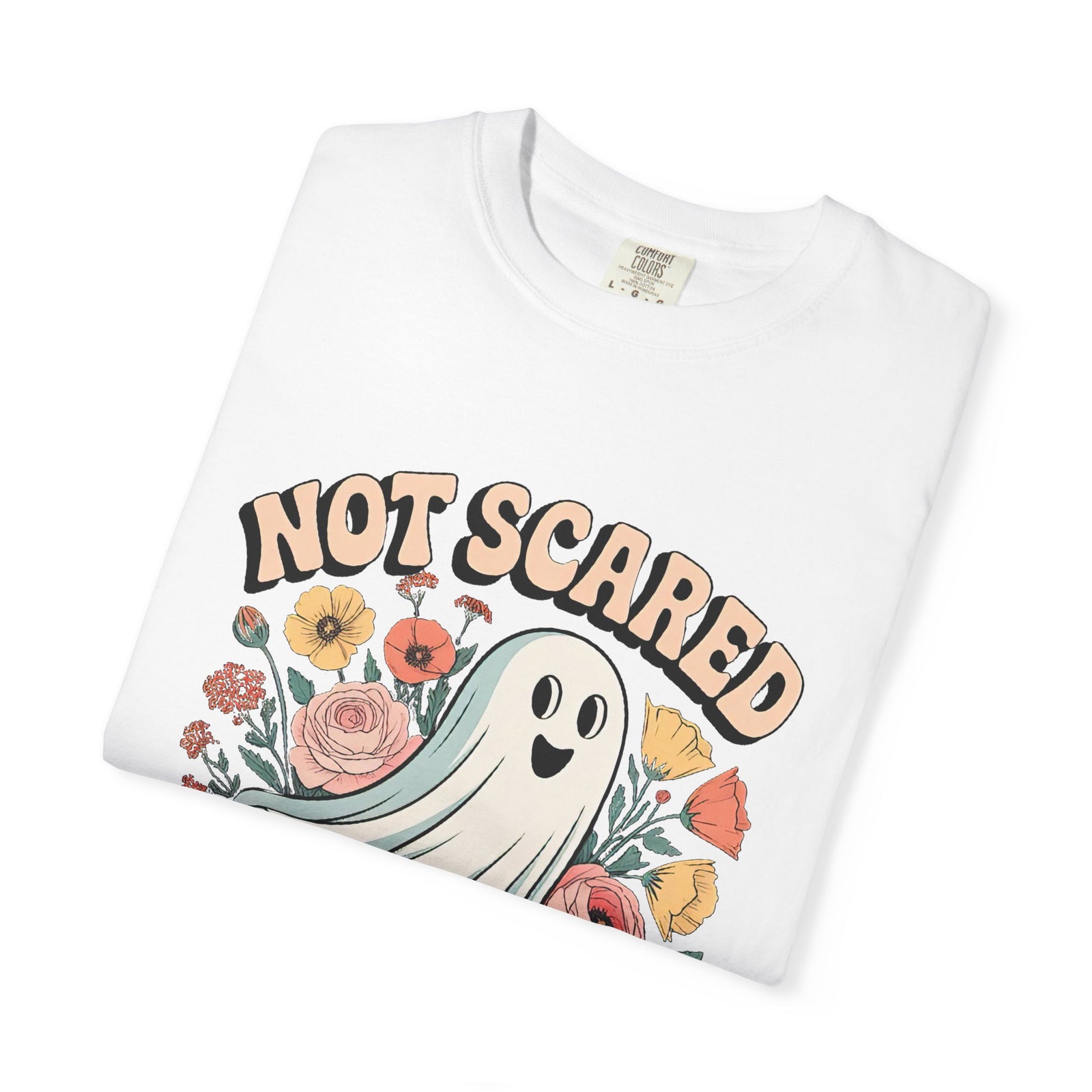 Not Scared Holy Ghost T-Shirt Christian Halloween Graphic Tee