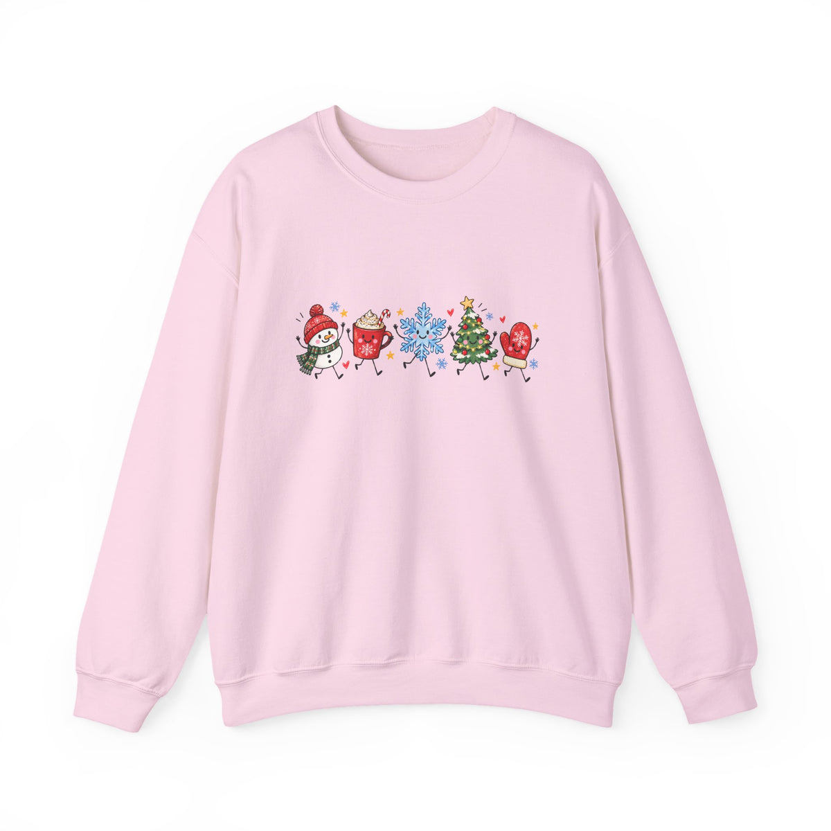 Winter Doodles Christmas Crewneck Women's Sweatshirt