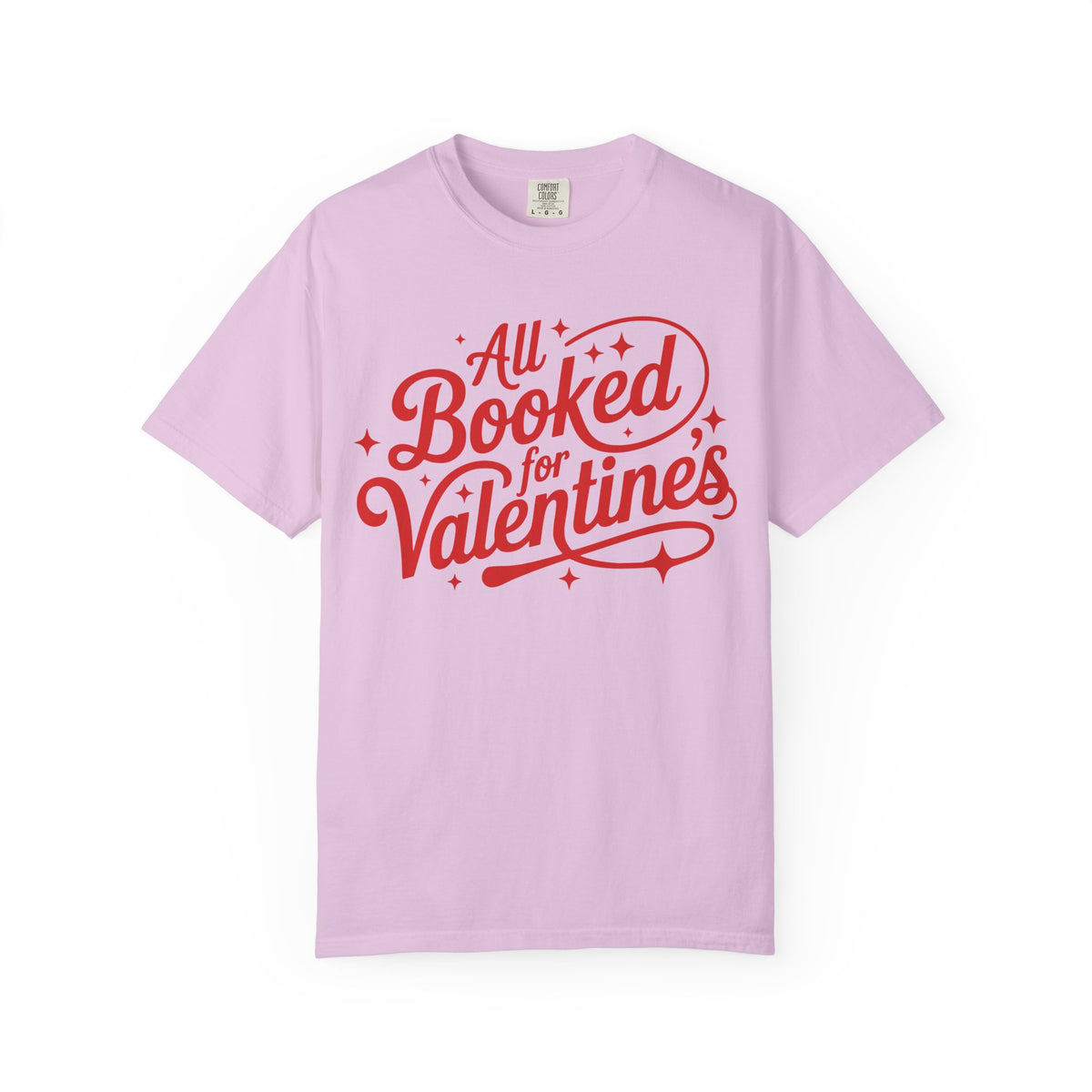 All Booked For Valentine's Book Lovers Graphic T-Shirt Unisex Short Sleeve Tee - Sydney So Sweet